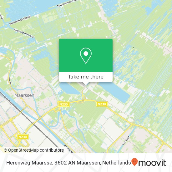 Herenweg Maarsse, 3602 AN Maarssen map