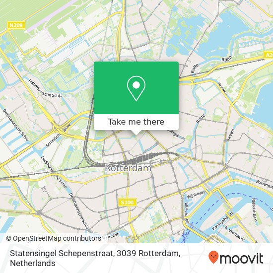 Statensingel Schepenstraat, 3039 Rotterdam Karte