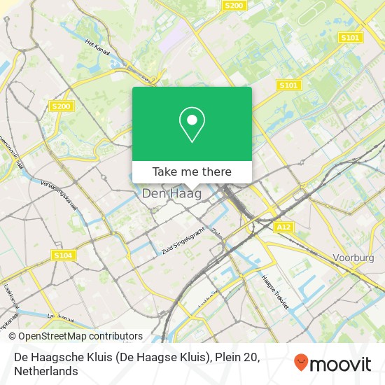 De Haagsche Kluis (De Haagse Kluis), Plein 20 Karte