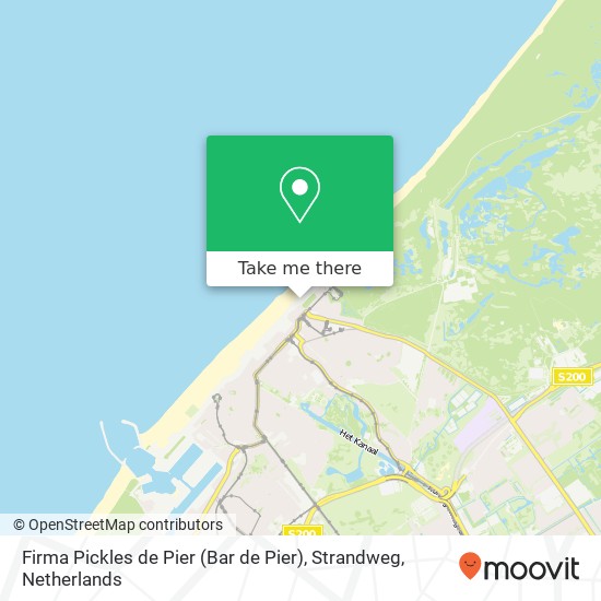 Firma Pickles de Pier (Bar de Pier), Strandweg Karte