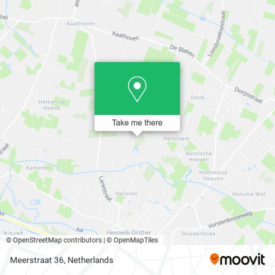 Meerstraat 36, 5473 VX Heeswijk-Dinther map
