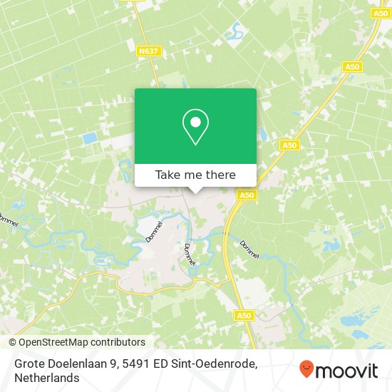 Grote Doelenlaan 9, 5491 ED Sint-Oedenrode map