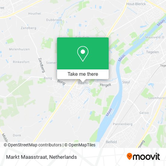 Markt Maasstraat Karte