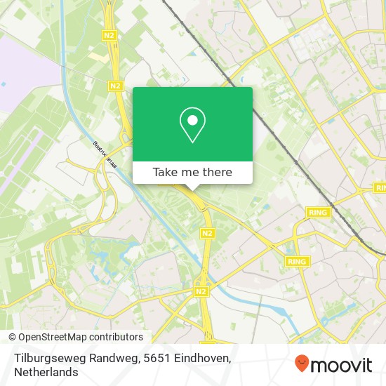 Tilburgseweg Randweg, 5651 Eindhoven Karte