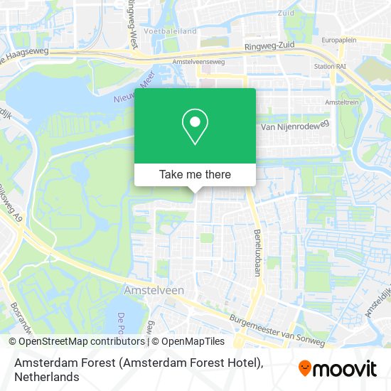 Amsterdam Forest (Amsterdam Forest Hotel) map