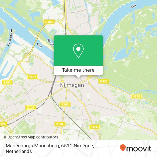 Mariënburgs Mariënburg, 6511 Nimêgue Karte