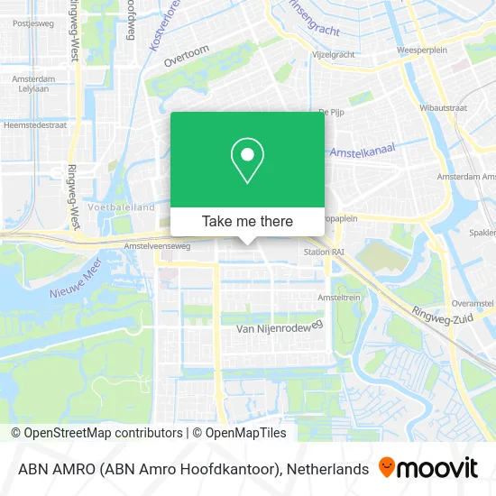 ABN AMRO (ABN Amro Hoofdkantoor) map