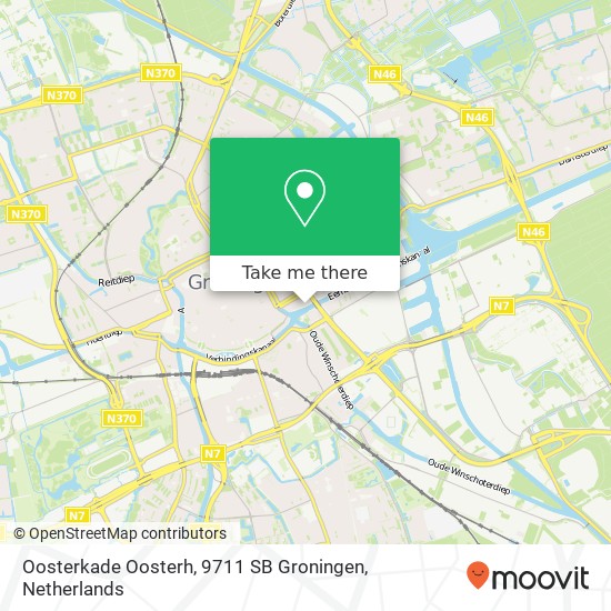 Oosterkade Oosterh, 9711 SB Groningen Karte