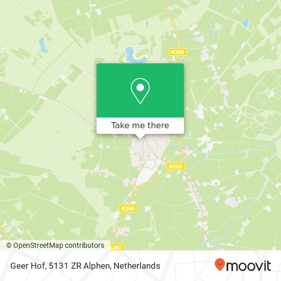 Geer Hof, 5131 ZR Alphen map