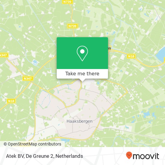 Atek BV, De Greune 2 map