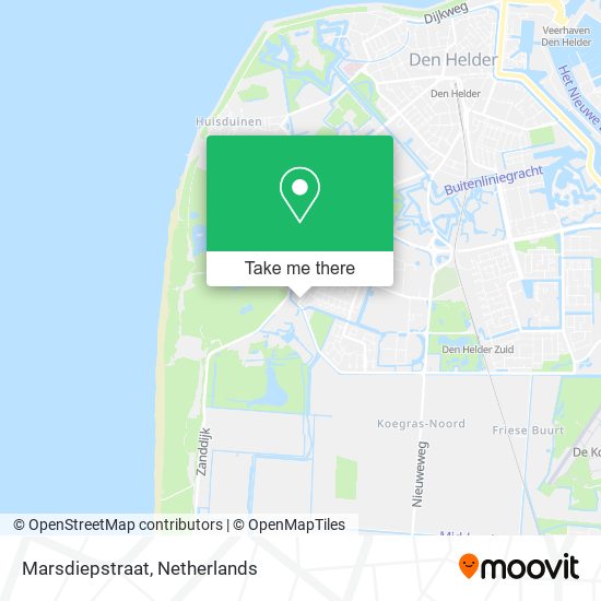 Marsdiepstraat map
