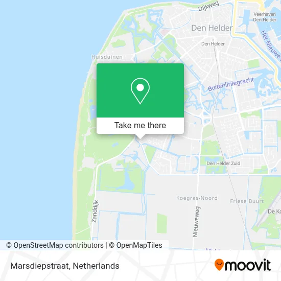Marsdiepstraat map