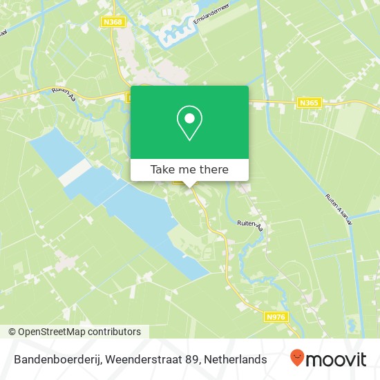 Bandenboerderij, Weenderstraat 89 map