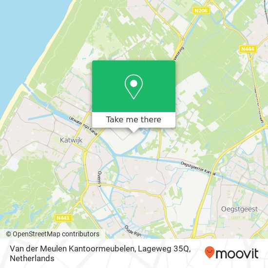 Van der Meulen Kantoormeubelen, Lageweg 35Q map