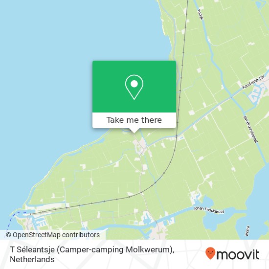 T Séleantsje (Camper-camping Molkwerum) map