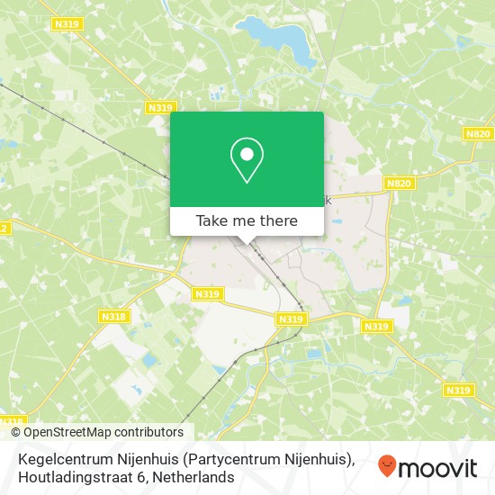 Kegelcentrum Nijenhuis (Partycentrum Nijenhuis), Houtladingstraat 6 map