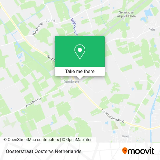Oosterstraat Oosterw map