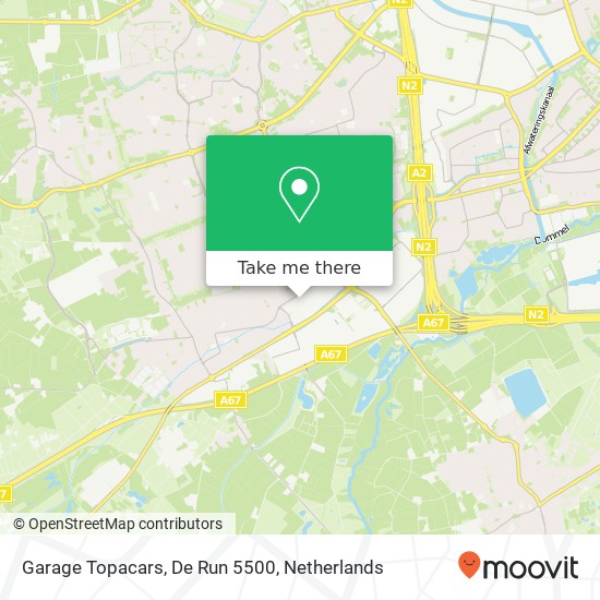 Garage Topacars, De Run 5500 map