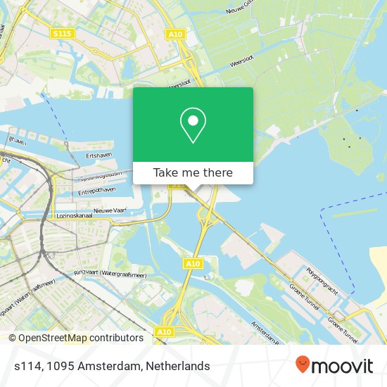 s114, 1095 Amsterdam map