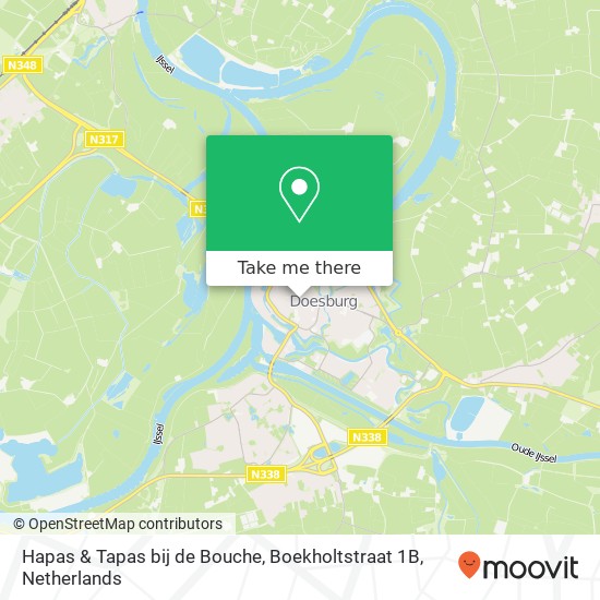 Hapas & Tapas bij de Bouche, Boekholtstraat 1B Karte