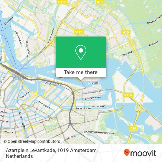 Azartplein Levantkade, 1019 Amsterdam map