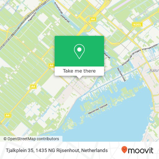 Tjalkplein 35, 1435 NG Rijsenhout Karte