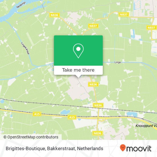 Brigittes-Boutique, Bakkerstraat map