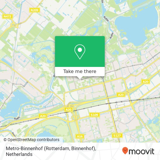 Metro-Binnenhof (Rotterdam, Binnenhof) map