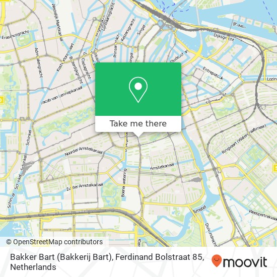 Bakker Bart (Bakkerij Bart), Ferdinand Bolstraat 85 map