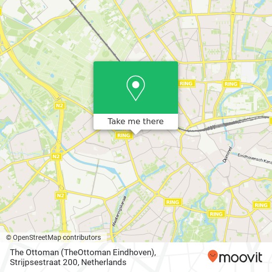 The Ottoman (TheOttoman Eindhoven), Strijpsestraat 200 map