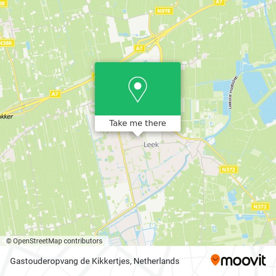 Gastouderopvang de Kikkertjes Karte