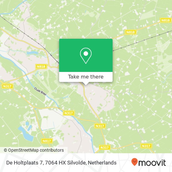 De Holtplaats 7, 7064 HX Silvolde Karte