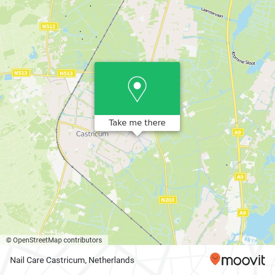 Nail Care Castricum map