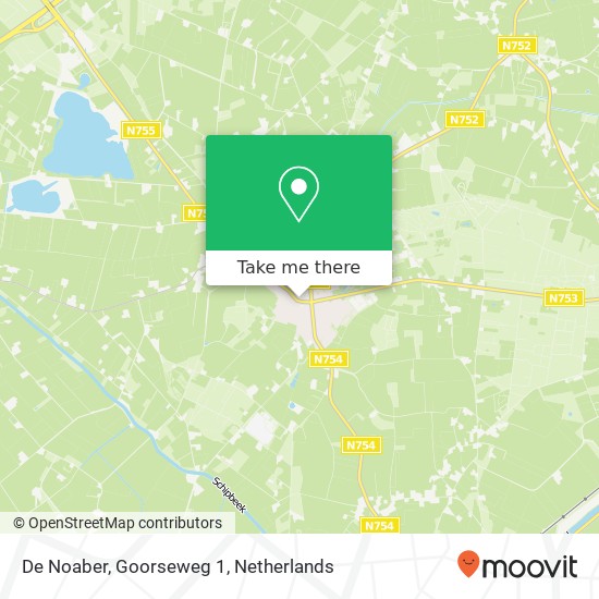 De Noaber, Goorseweg 1 map