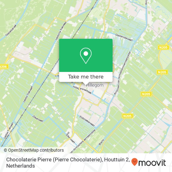 Chocolaterie Pierre (Pierre Chocolaterie), Houttuin 2 map