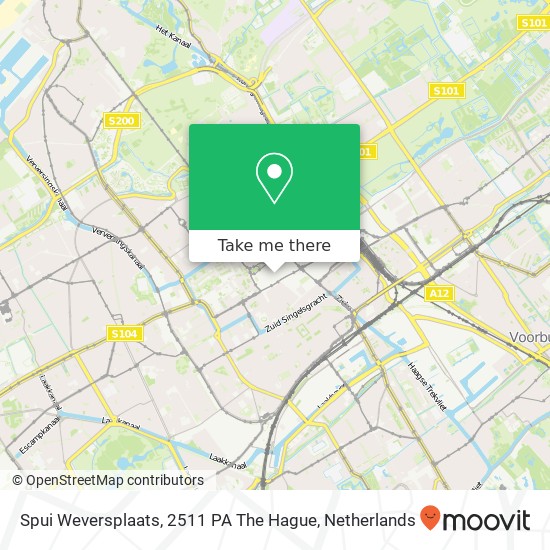 Spui Weversplaats, 2511 PA The Hague map