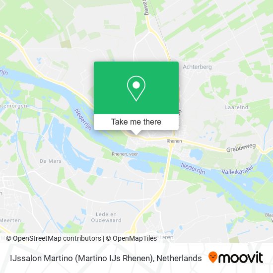 IJssalon Martino (Martino IJs Rhenen) map