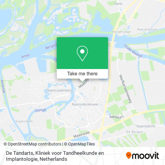 De Tandarts, Kliniek voor Tandheelkunde en Implantologie map