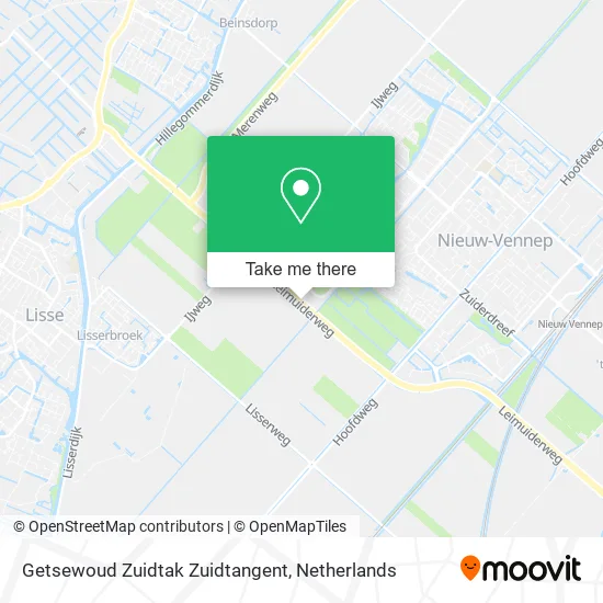Getsewoud Zuidtak Zuidtangent map