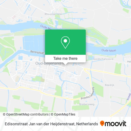 Edisonstraat Jan van der Heijdenstraat map