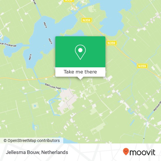 Jellesma Bouw map