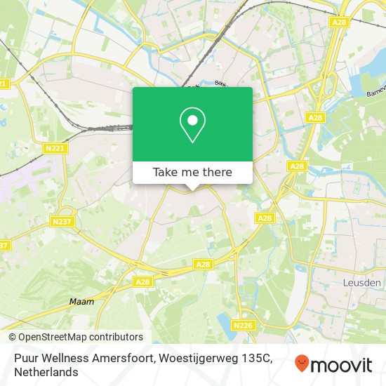 Puur Wellness Amersfoort, Woestijgerweg 135C Karte