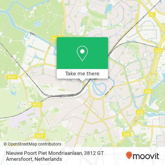 Nieuwe Poort Piet Mondriaanlaan, 3812 GT Amersfoort map