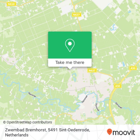 Zwembad Bremhorst, 5491 Sint-Oedenrode Karte