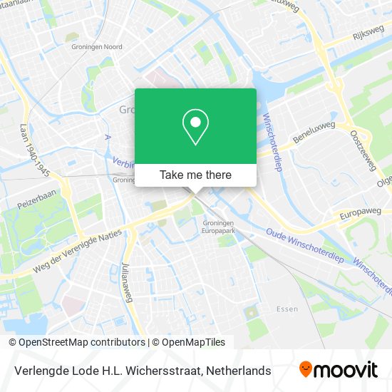 Verlengde Lode H.L. Wichersstraat map