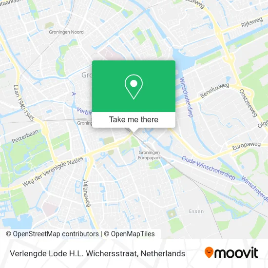 Verlengde Lode H.L. Wichersstraat map