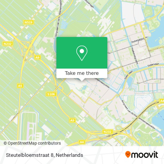 Steutelbloemstraat 8 map