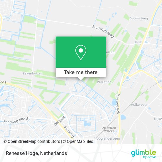 Renesse Hoge map