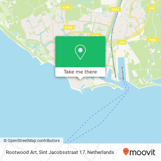 Rootwood Art, Sint Jacobsstraat 17 map