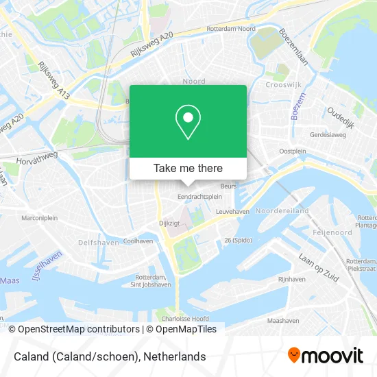 Caland (Caland/schoen) map